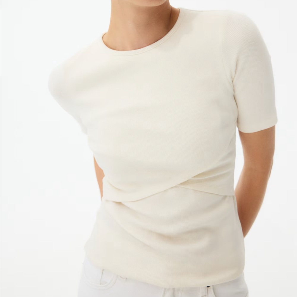 H&M Mama Ribbed Nursing Top